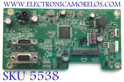 MAIN PARA MONITOR HP / NUMERO DE PARTE FGCB0HP005 / 715G7083-M01-000-0H4I / 72EB2420LM0174 / PANEL LM215WF3 (S2)(L2) / MODELO HSTND-5071-L